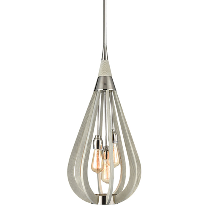 Buy Pendant Lights Australia Bonito 3 Light Winter Moss Wood Medium Pendant - BONITO7