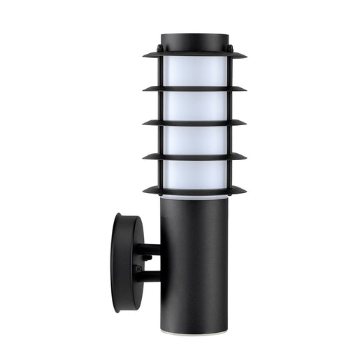 Buy Exterior Wall Lights Australia Borda Exterior Louvred Wall Light 304 Stainless Steel Black IP44 - BORDA1