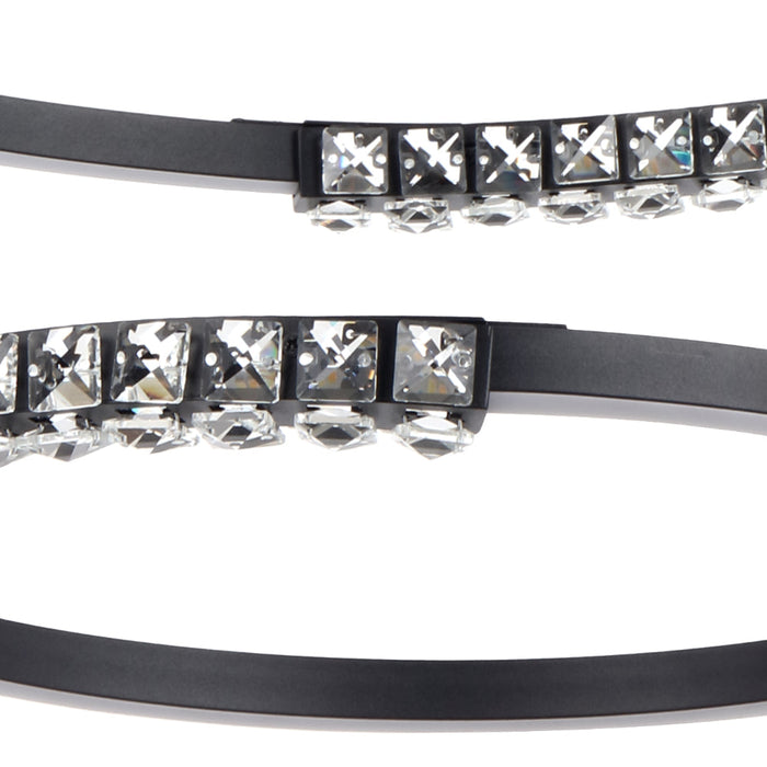 Brera LED 2 Tier Pendent Light 40W Tri Colour Black - BRERA PE2T-BK