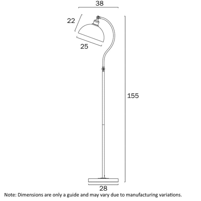 Buy Floor Lamps Australia Brevik Floor Lamp Orange / Satin - BREVIK FL-OG