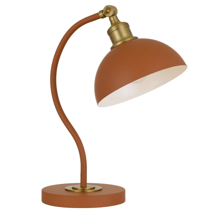 Buy Desk Lamps Australia Brevik Desk Lamp W200mm Orange / Satin - BREVIK TL-OG
