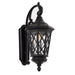 Buy Outdoor Wall Lanterns Australia Brinley 1 Light Wall Light Small IP44 Black & Bubble Glass - BRINLEY EX28-BK