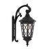 Buy Exterior Wall Lights Australia Brinley 1 Light Wall Light Large IP44 Black & Bubble Glass - BRINLEY EX35-BK