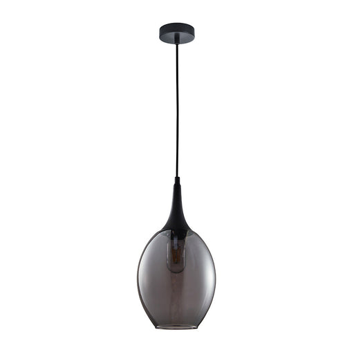 Buy Pendant Lights Australia Interior Wine Glass Shape 1 Light Pendant Black Smoke - BROTE2
