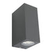 Buy Up / Down Wall Lights Australia Brugge 2 Light Exterior Wall Light Charcoal Frame - BRUG2ECHA