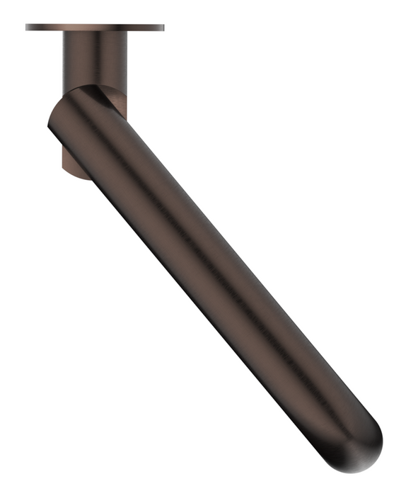Mica Swivel Bath Spout Curved Dusk Bronze - BTH-C-SWVL-DB