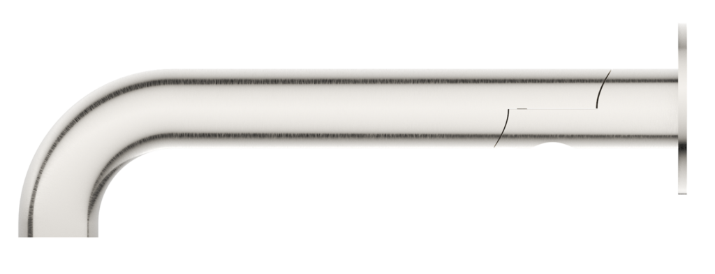 Mica Swivel Bath Spout Curved Brushed Nickel - BTH-C-SWVL-BN