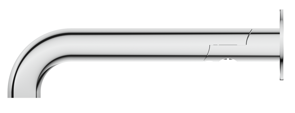 Mica Swivel Bath Spout Curved Chrome - BTH-C-SWVL-CP