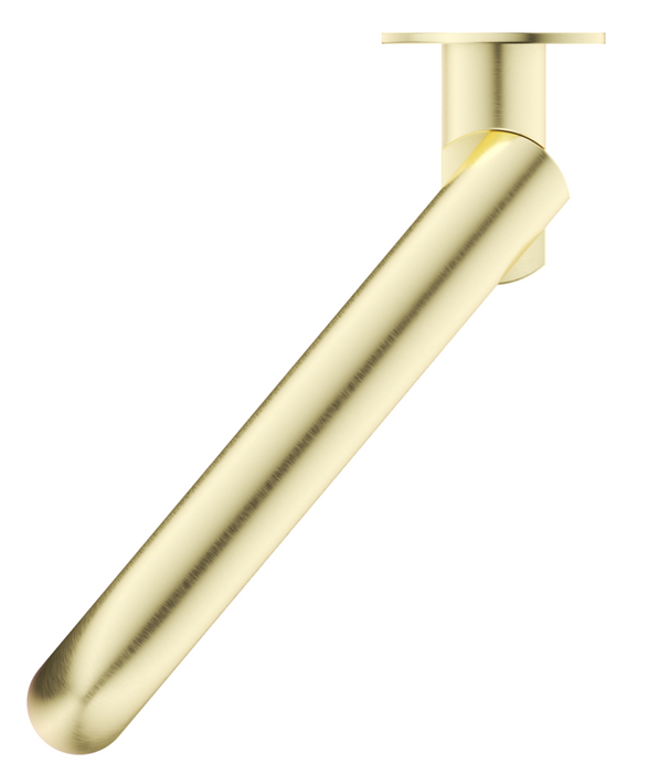 Mica Swivel Bath Spout Curved French Gold - BTH-C-SWVL-FG