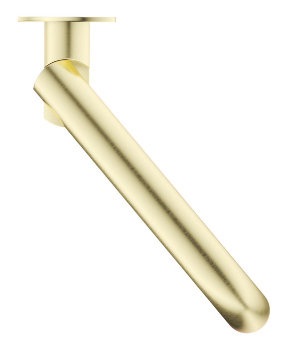 Mica Swivel Bath Spout Curved French Gold - BTH-C-SWVL-FG