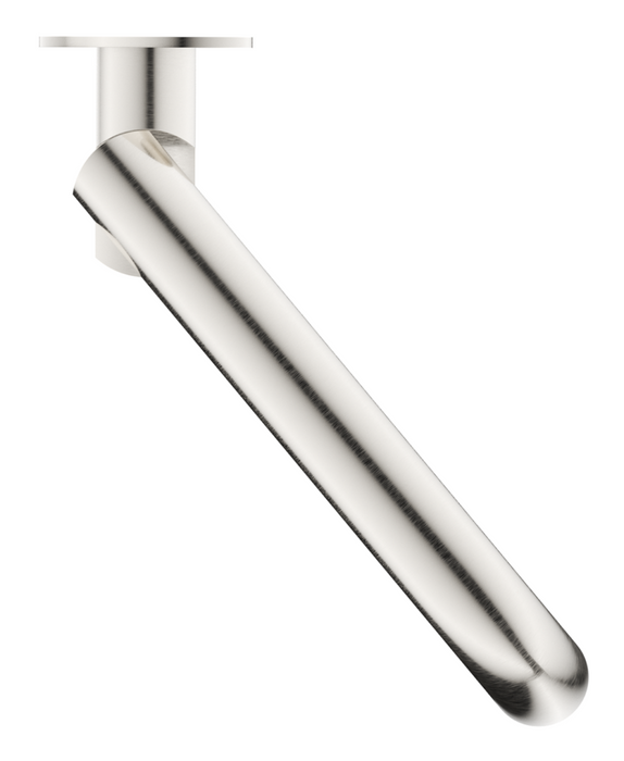 Mica Swivel Bath Spout Curved Brushed Nickel - BTH-C-SWVL-BN
