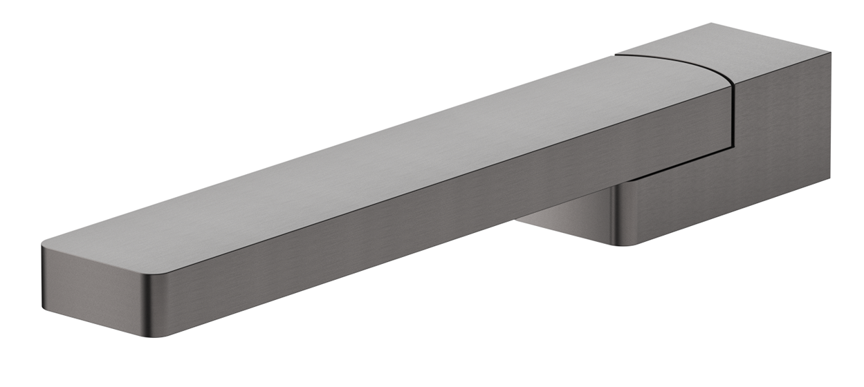 Cresta Swivel Bath Spout Gunmetal - BTH-SQSWVL-GM
