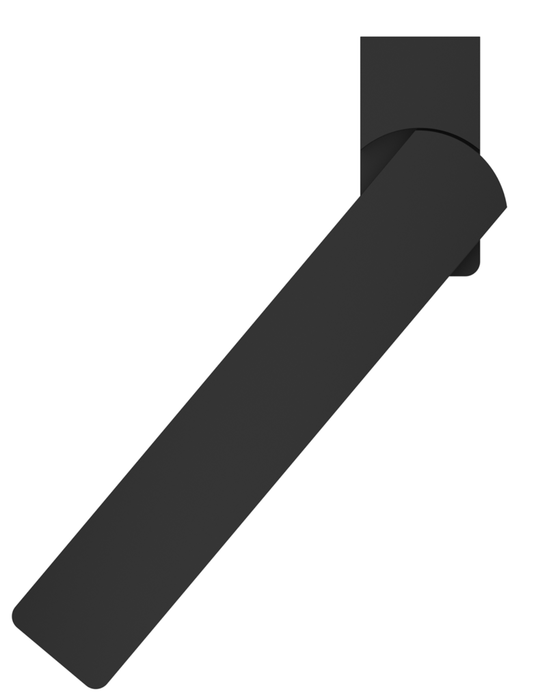 Cresta Swivel Bath Spout Black - BTH-SQSWVL-BLK