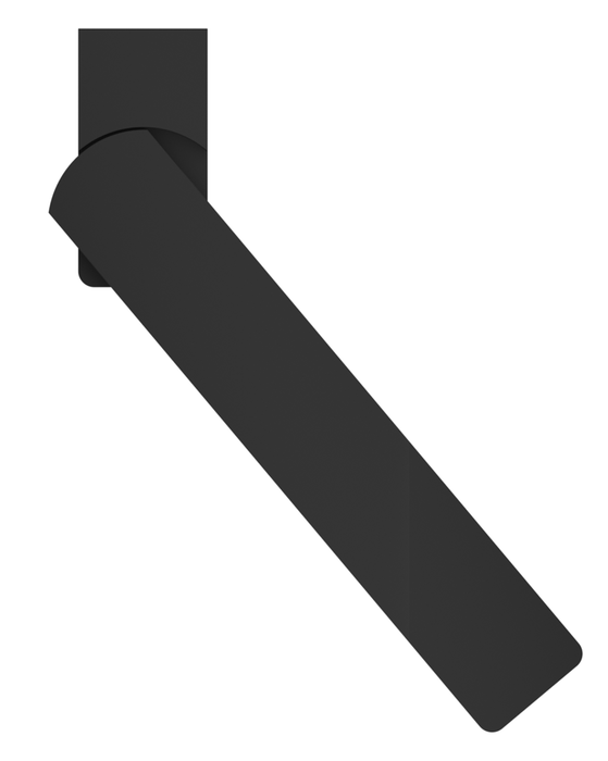 Cresta Swivel Bath Spout Black - BTH-SQSWVL-BLK