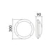 Buy LED Bunker Lights Australia LED Bulkhead Light Round 12W Black IP66 - BULK1