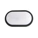 Buy LED Bunker Lights Australia LED Bulkhead Light Oval 12W Black 3000K IP65 - BULK11