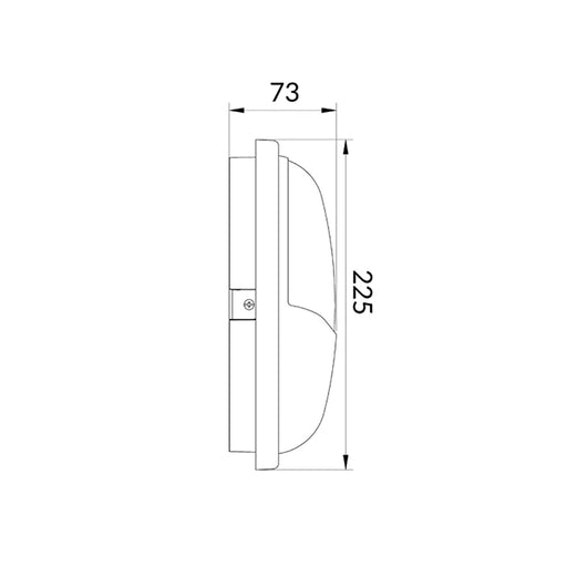 Buy LED Bunker Lights Australia Eyelid LED Bulkhead Light Round 20W White 3000K IP65 - BULK16
