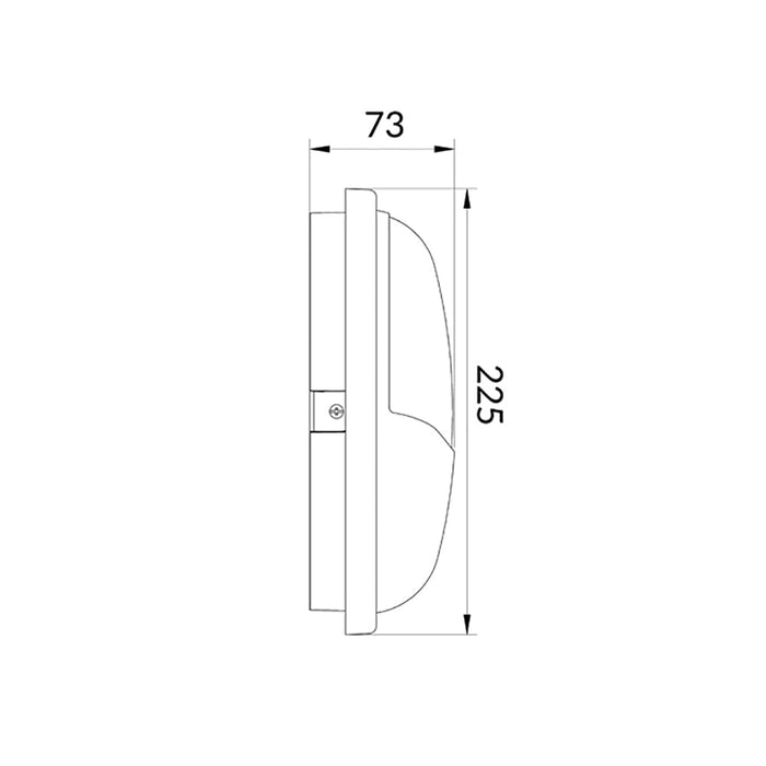 Buy LED Bunker Lights Australia Eyelid LED Bulkhead Light Round 20W White 5000K IP65 - BULK18