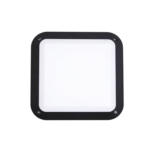 Buy LED Bunker Lights Australia LED Bulkhead Light Square 12W Black IP66 - BULK5
