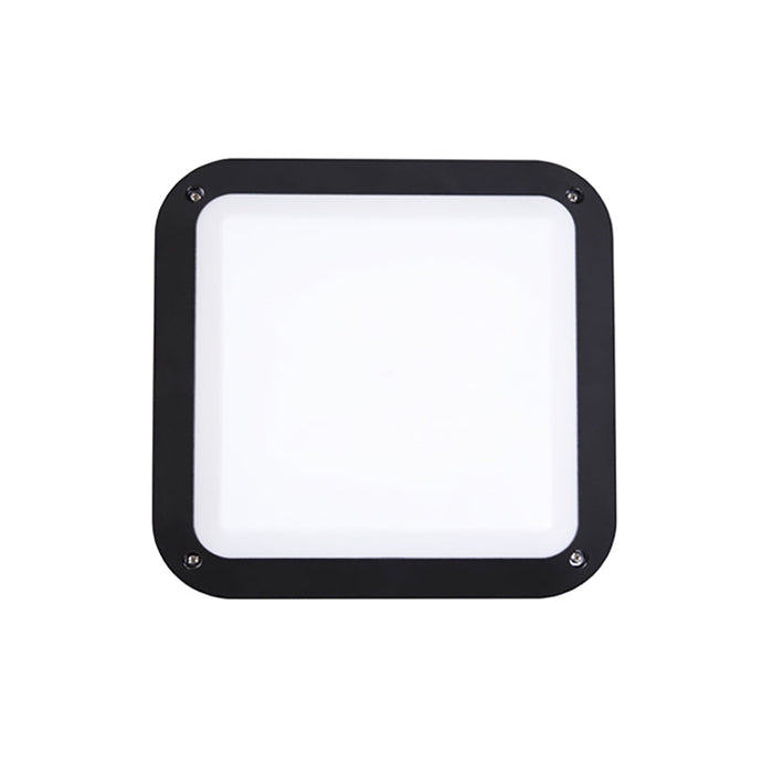 Buy LED Bunker Lights Australia LED Bulkhead Light Square 12W Black IP66 - BULK5