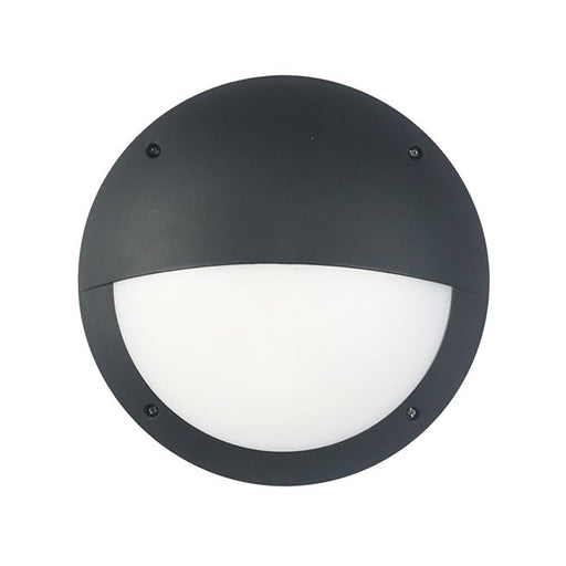 Buy LED Bunker Lights Australia Eyelid LED Bulkhead Light Round 12W Black 4000K IP66 - BULK7