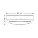 Buy LED Bunker Lights Australia Oval LED Bunker Light With Sensor Black Polycarbonate 3CCT - SL7271TC/BK/S