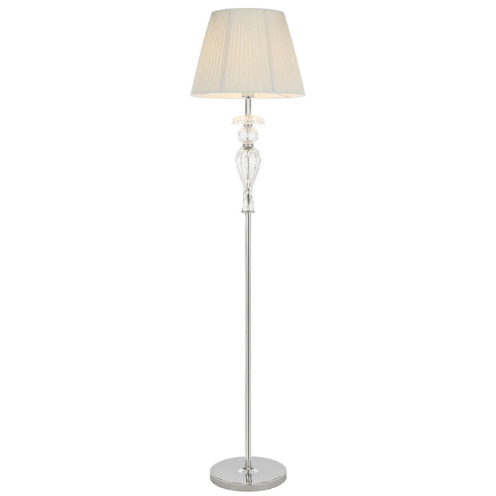 Cadiz Floor Lamp Chrome - CADIZ FL-CHWH