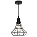 Buy Pendant Lights Australia Cage 1 Light Pendant Small Black - CAGE1PSML