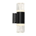 Buy Up / Down Wall Lights Australia Calgary 2 Light Exterior Wall Light Black - CALG2EBLK