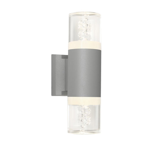 Buy Up / Down Wall Lights Australia Calgary 2 Light Exterior Wall Light Silver - CALG2ESLV