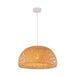 Buy Pendant Lights Australia Interior Natural Bamboo Finish 1 Light Pendant 380mm - CANASTA1