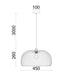 Buy Pendant Lights Australia Interior Natural Bamboo Finish 1 Light Pendant 450mm - CANASTA2