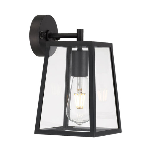 Buy Outdoor Wall Lanterns Australia Cantena 1 Light Small Wall Light Black - CANTENA WB15-BK