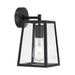Buy Outdoor Wall Lanterns Australia Cantena 1 Light Small Wall Light Black - CANTENA WB15-BK