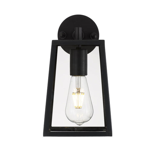Buy Outdoor Wall Lanterns Australia Cantena 1 Light Small Wall Light Black - CANTENA WB15-BK