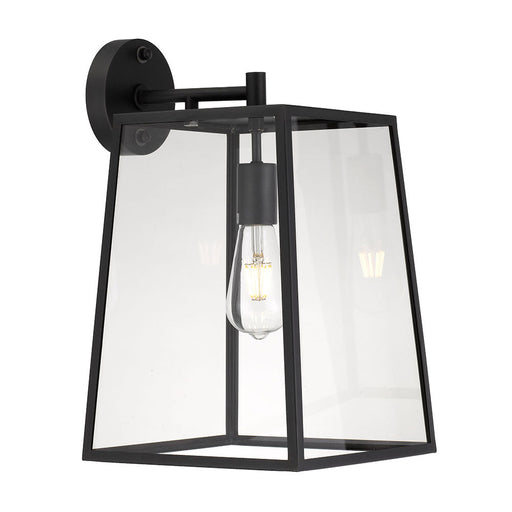Buy Outdoor Wall Lanterns Australia Cantena 1 Light Large Wall Light Black - CANTENA WB25-BK
