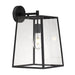 Buy Outdoor Wall Lanterns Australia Cantena 1 Light Large Wall Light Black - CANTENA WB25-BK