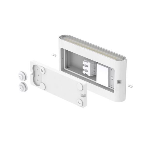 Buy Exterior Wall Lights Australia CARINA Exterior Wall Light 10W White Aluminium 3CCT - SE7150/10TC/WH