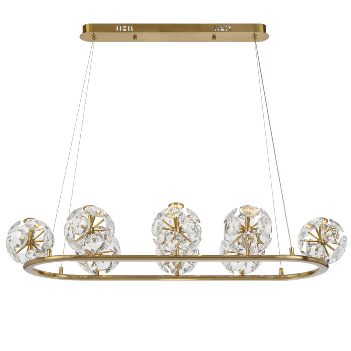 Catania 8 Light Pendant Antique Gold - CATANIA PE08-AG