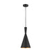 Buy Pendant Lights Australia Caviar 1 Light Pendant Black With Cone Shape Shade - CAVIAR6