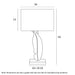 Buy Table Lamps Australia Cayo 1 Light Table Lamp Black - CAYO TL-AGBK