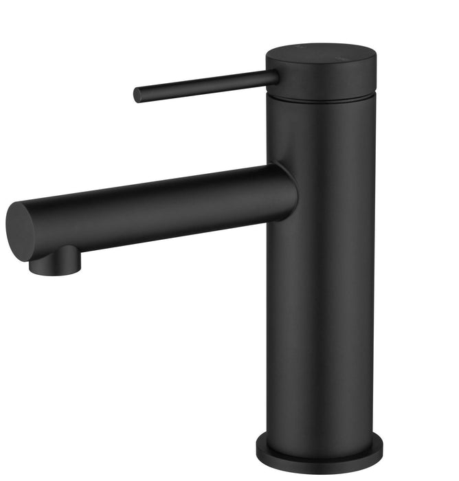 Mica Basin Mixer Straight Black - BMS-51-BLK