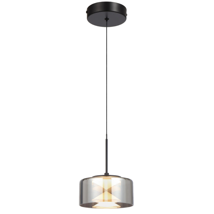 Cedro LED Pendant Light 8W TRI Colour Black - CEDRO PE1-BK