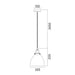 Buy Pendant Lights Australia Interior White With Antique Brass 1 Light Pendant - CEREMA1