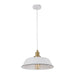 Buy Pendant Lights Australia Interior White With Antique Brass 1 Light Pendant - CEREMA2