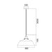 Buy Pendant Lights Australia Interior White With Antique Brass 1 Light Pendant - CEREMA2