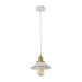 Buy Pendant Lights Australia Interior White With Antique Brass 1 Light Pendant - CEREMA4
