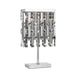 Buy Table Lamps Australia Cerone 2 Light Crystal Table Lamp Chrome & Smoke - CERONE TL-CHSM