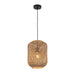 Buy Pendant Lights Australia Interior Cylinder Brown/Natural Bamboo Cage 1 Light Pendant - CESTA1