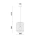Buy Pendant Lights Australia Interior Cylinder Brown/Natural Bamboo Cage 1 Light Pendant - CESTA1